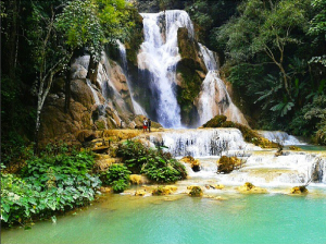 the waterfall of paradise